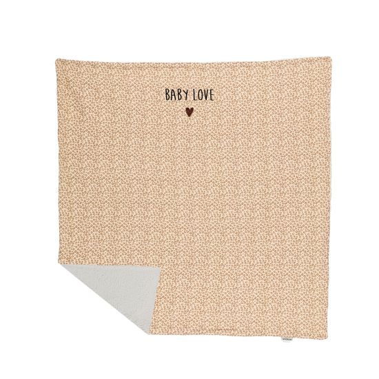 couverture pilou léopard personnalisable