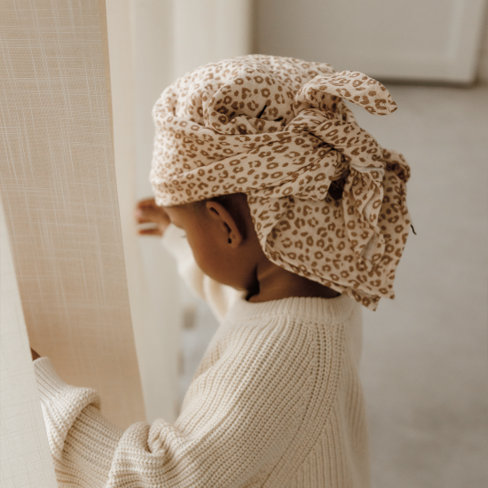 foulard personnalisable léopard