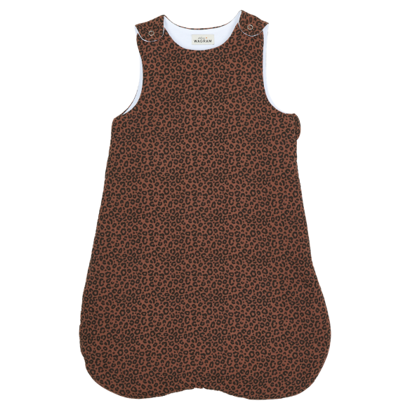 gigoteuse léopard marron personnalisable