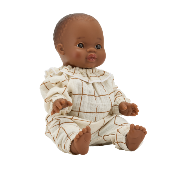 Tenue poupée avec col