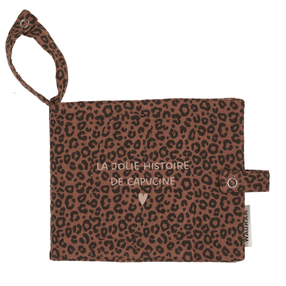 mini album photo léopard marron personnalisable
