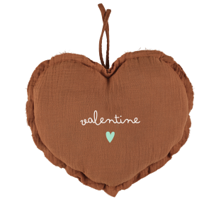 mobile coeur bruits blancs gaze de coton caramel