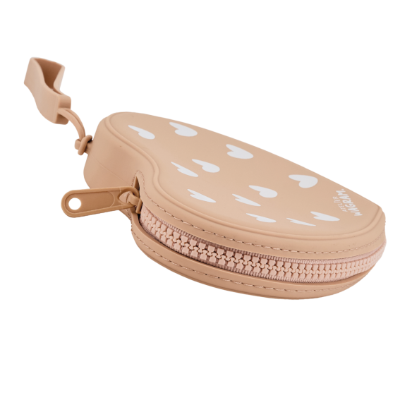 Pochette coeur en silicone