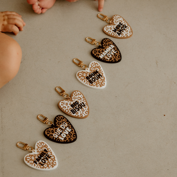 Porte-clés léopard