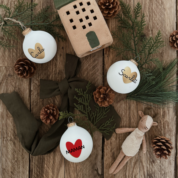 Boule de Noël personnalisable