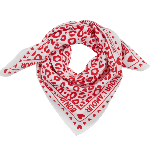 Foulard léopard 55cm