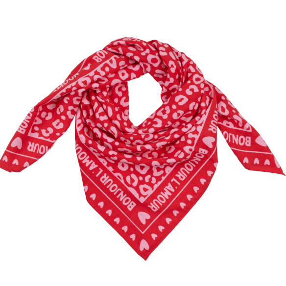 Foulard léopard 100cm