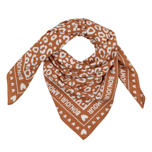Foulard léopard 100cm