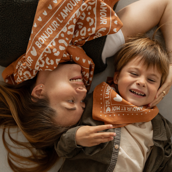 Foulard léopard 100cm