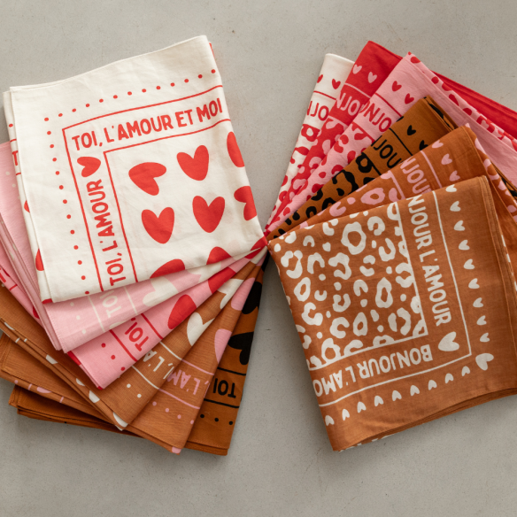 Foulard léopard 55cm