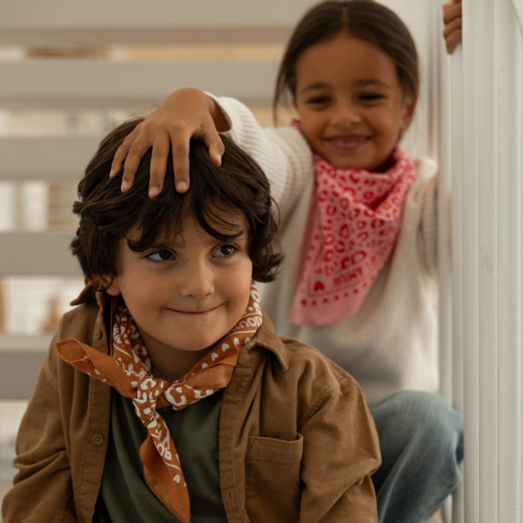 Foulard léopard 55cm