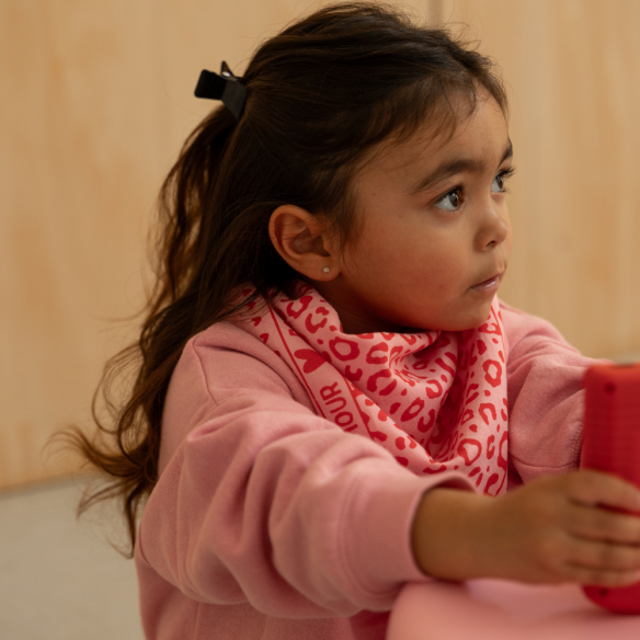 Foulard léopard 55cm