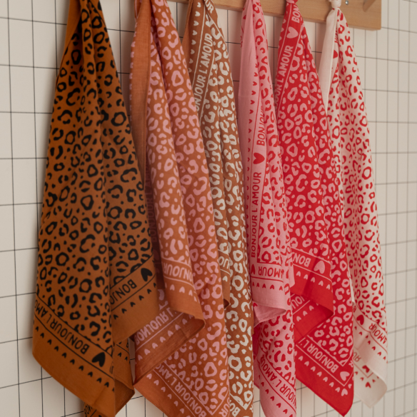 Foulard léopard 55cm