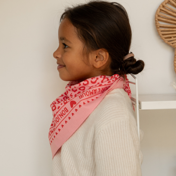 Foulard léopard 55cm