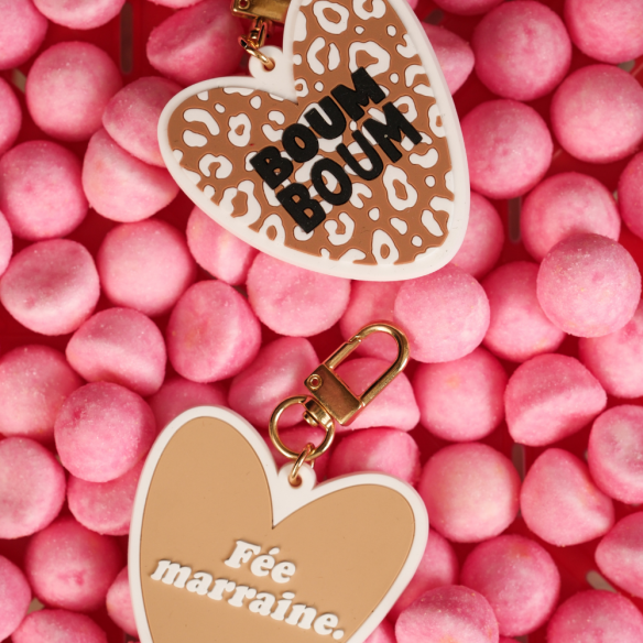 Porte-clés léopard