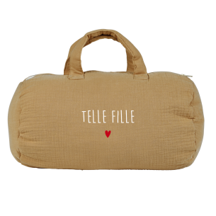 Sac polochon bowling week end enfant gaze camel personnalisé