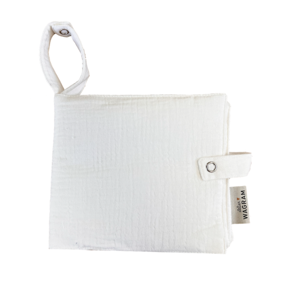 mini album gaze de coton ecru à personnaliser