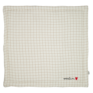 TAPIS ÉVEIL GAZE GRANDS CARREAUX À PERSONNALISER