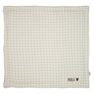 TAPIS ÉVEIL GAZE GRANDS CARREAUX À PERSONNALISER