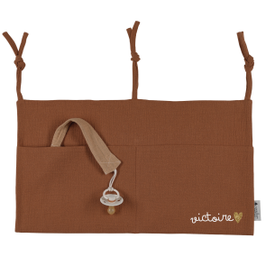 range doudou poche de rangement gaze caramel