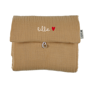 tapis à langer gaze camel