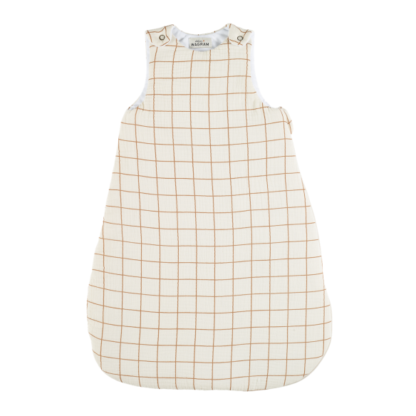 Gigoteuse gaze de coton grands carreaux personnalisé