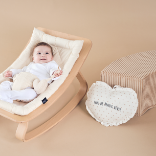 mobile coeur bruits blancs gaze de coton coeurs