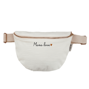 sac banane adulte gaze de coton ecru