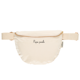 sac banane adulte velours ecru