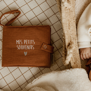 mini album velours brique à personnaliser