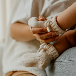chaussons en laine mérinos bébé naissance