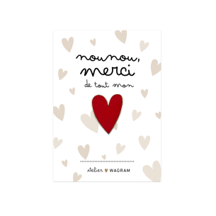 pins nounou rouge