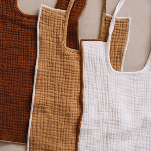 bavoir bébé très absorbant en gaze de coton