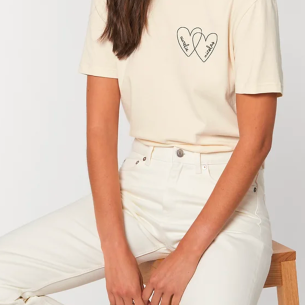 T-shirt double love personnalisable