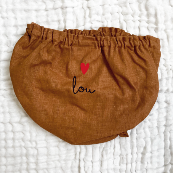 bloomer lin caramel personnalisable