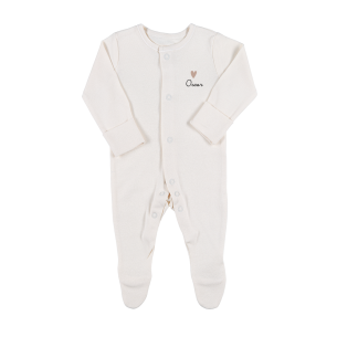 pyjama col rond sable