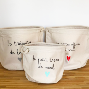 panière à jouet personnalisable