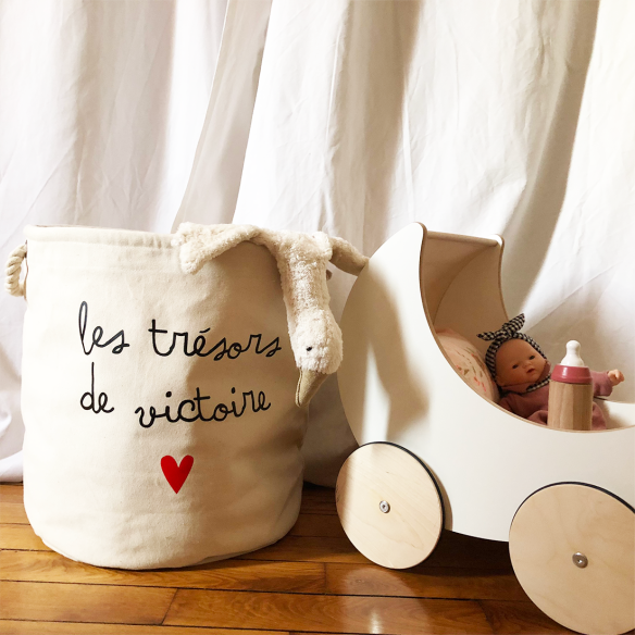 panière à jouet personnalisable