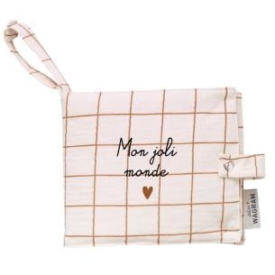 Mini album photo gaze grands carreaux personnalisable