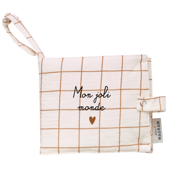 Mini album photo gaze grands carreaux personnalisable