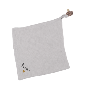 doudou lange attache tétine personnalisable