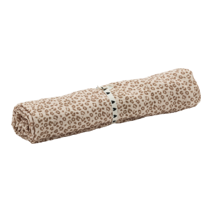 lange personnalisable gaze de coton léopard