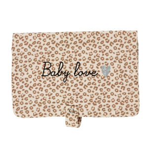 ranche couche gaze de coton léopard personnalisable