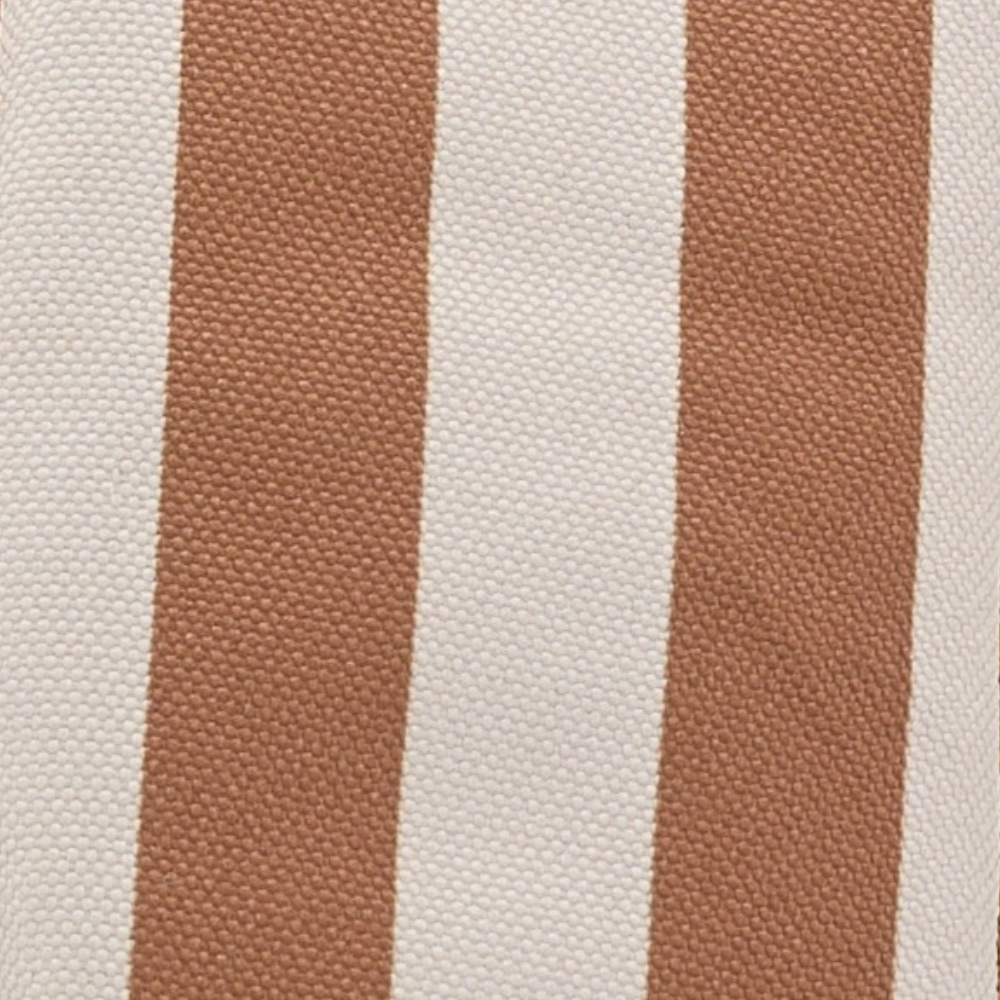 fond beige / rayures marron